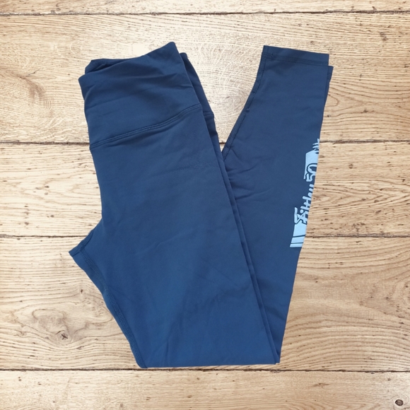 American Apparel Filthy 50 Women's Gray High Waist 7/8 length Active Leggings - Picture 4 of 15